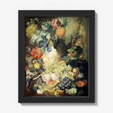 Still Life with Flowers, Fruit and Birds by Jan van Os - thumbnail_1_bf_66fdcf4e8213847b6f357b6b